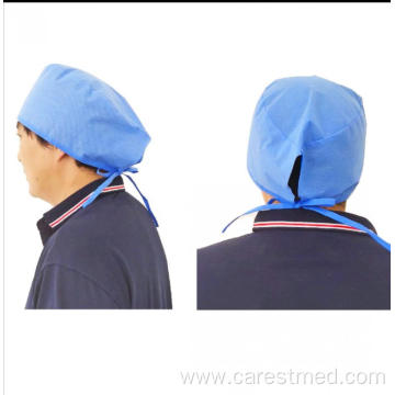 Disposable Doctor Surgical Hood Cap with Ties